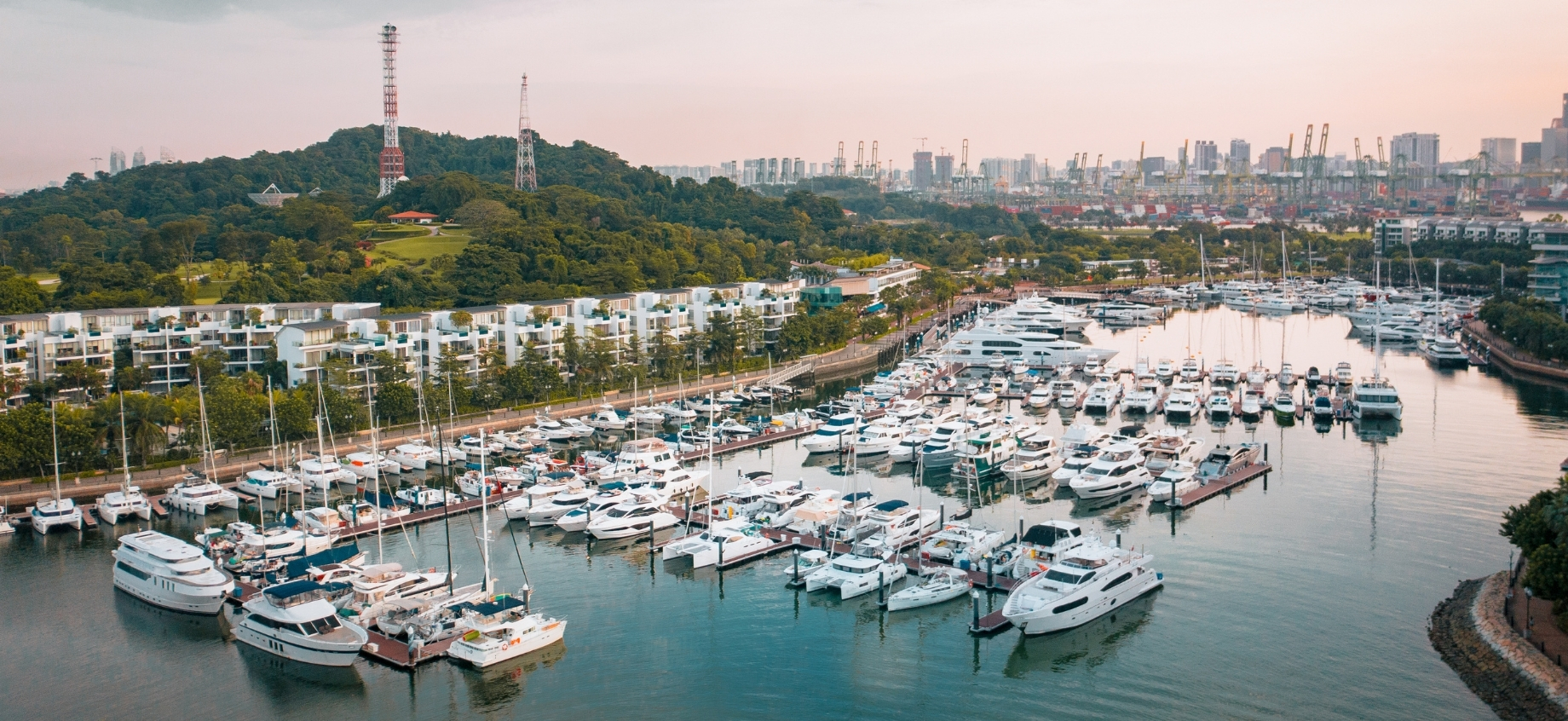 Aerial Image of ONE°15 Marina Sentosa Cove